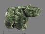 Медведь из клинохлора (серафинита), 7,3х4,7х3,3 см, 23-42, фото 1