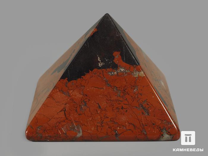Пирамида из красной яшмы, 5х5х3,2 см, 20-31, фото 4