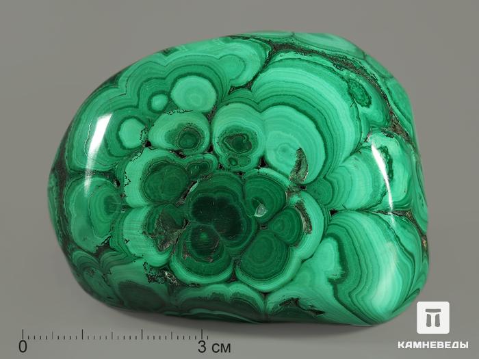 Малахит, полировка 6,7х5х3,6 см, 12-6/10, фото 4
