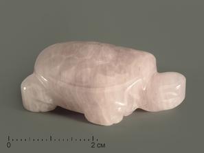 Черепаха из розового кварца, 4х2,9х1,6 см