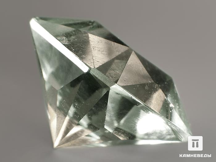 Празиолит (зелёный кварц), огранка 7х7х5,5 мм (1,6 ct), 8517, фото 2