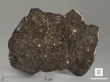 Метеориты. Метеорит Марковка, полировка 8,4х6,5х1,7 см (78,6 г)