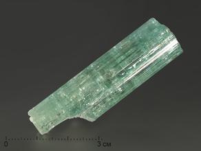 Аквамарин (голубой берилл), кристалл 5,5х1,6х1,3 см