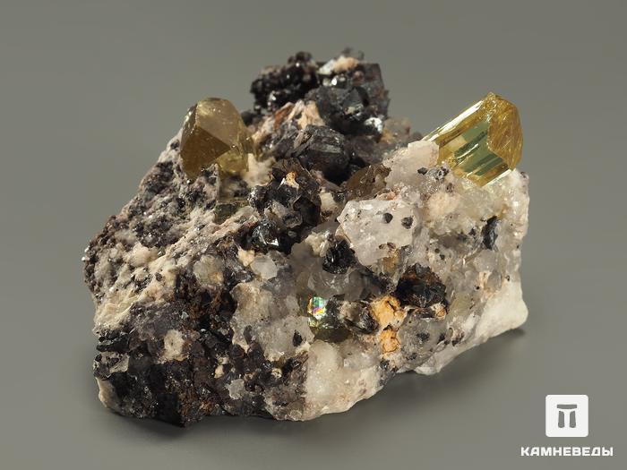 Апатит, кристаллы на породе 5,5х4,1х3,2 см, 7692, фото 2
