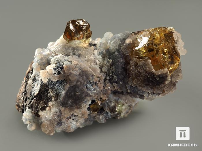 Апатит, кристаллы на породе 5,2х5,1х3,6 см, 7695, фото 2