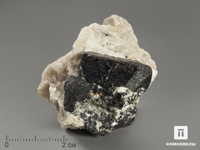 Магнетит, кристалл в породе 5,1х4,6х3,6 см, 8590, фото 1