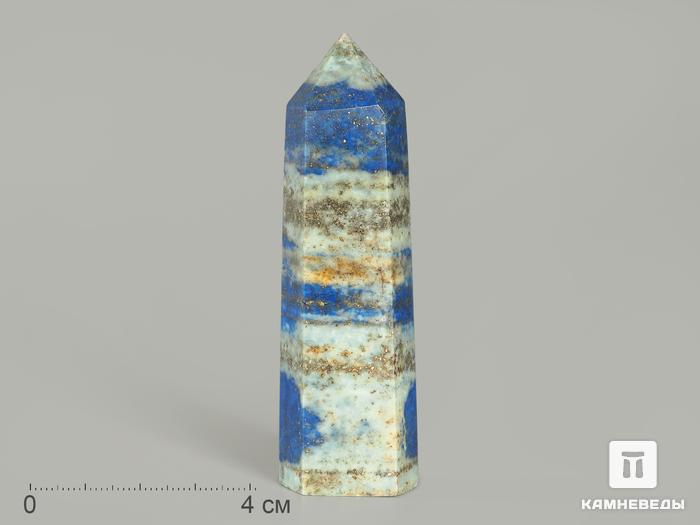 Лазурит в форме кристалла, 7,5-8,5 см, 8757, фото 1