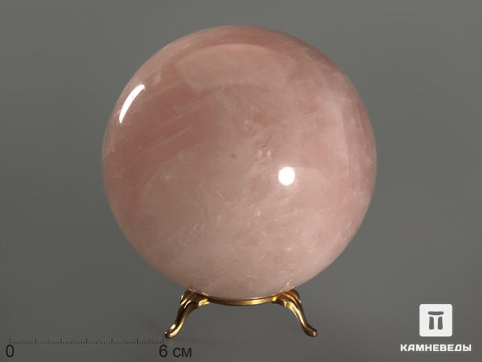 Шар из розового кварца, 104 мм, 8767, фото 1