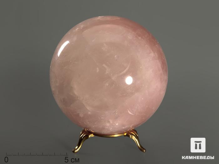 Шар из розового кварца, 96 мм, 8766, фото 2