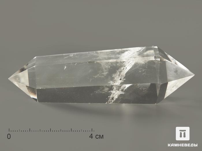 Горный хрусталь в форме двухголового кристалла, 6,5-9 см (70-85 г), 8746, фото 2