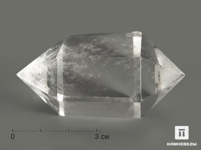 Горный хрусталь в форме двухголового кристалла, 6,5-9 см (70-85 г), 8746, фото 3