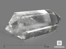 Горный хрусталь (кварц) в форме двухголового кристалла, 6,5-7 см (50-60 г)