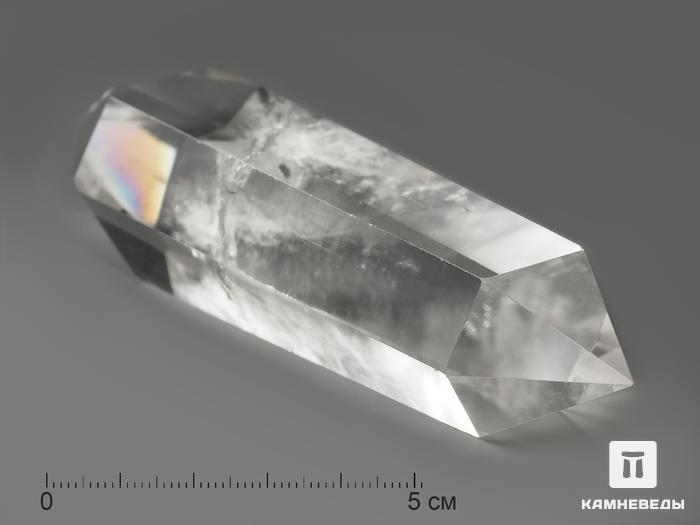 Горный хрусталь в форме двухголового кристалла, 6,5-9 см (70-85 г), 8746, фото 1