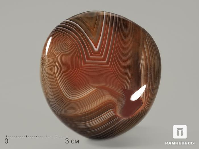 Агат мадагаскарский, полированная галька 6-8 см (120-140 г), 8799, фото 2