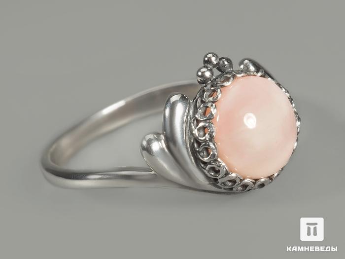 Кольцо с розовым опалом, 8975, фото 1