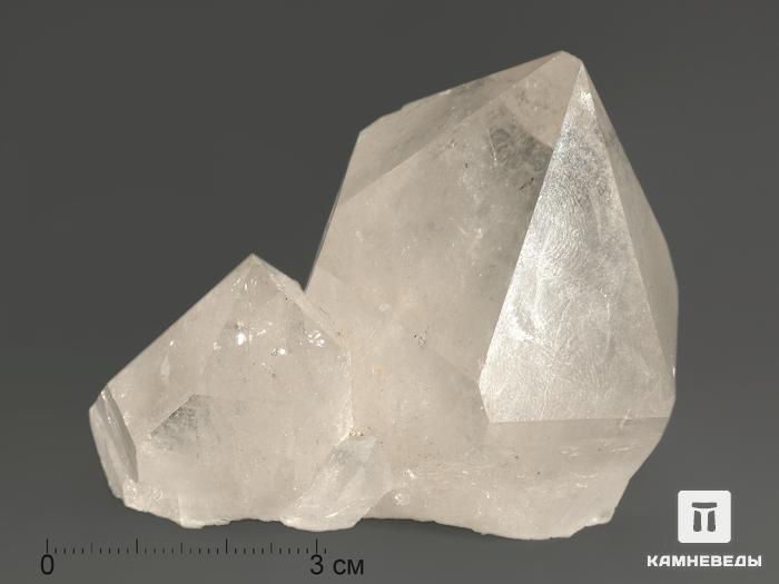 Горный хрусталь, сросток кристаллов 6,8х5,9х5,5 см, 10-611/11, фото 2