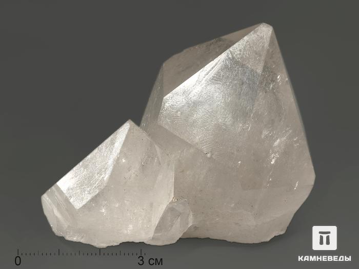 Горный хрусталь, сросток кристаллов 6,8х5,9х5,5 см, 10-611/11, фото 3