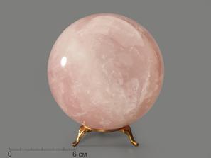 Розовый кварц. Шар из розового кварца, 113 мм