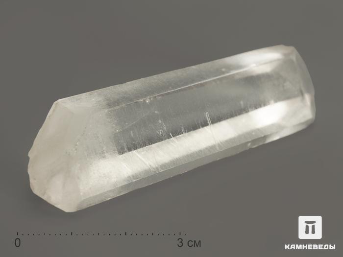 Горный хрусталь, двухголовый кристалл 6,4х1,6х1,2 см, 9185, фото 1