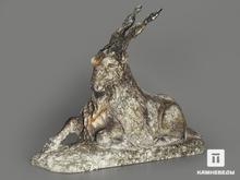 Мархур (винторогий козёл) из ангидрита, 26х19,5х8 см