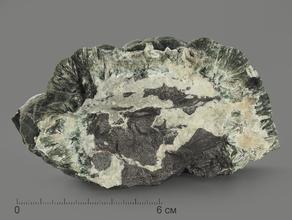 Клинохлор (серафинит) на магнетите, 11,6х6,6х6 см