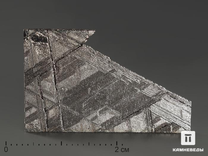 Метеорит Muonionalusta, пластина 3,2х2х0,1 см, 9327, фото 1