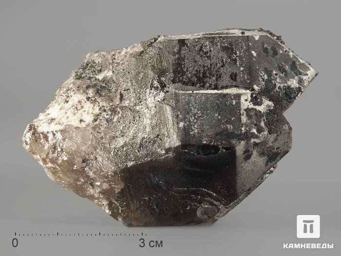 Раухтопаз (дымчатый кварц), сросток кристаллов 7,5х4,8х3,2 см, 10-100/19, фото 1