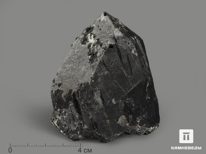 Морион (чёрный кварц), кристалл 8,5х6,5х4 см, 9356, фото 1