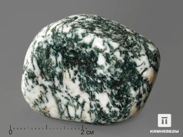 Агат. Агат моховой, крупная галтовка 3,5-5 см (35-40 г)
