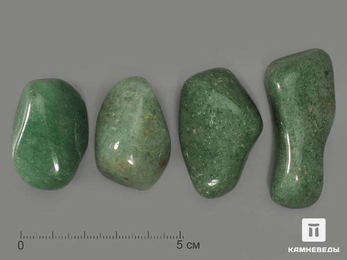 Авантюрин зелёный (тёмный), крупная галтовка 3-5,5 см (30-35 г), 9528, фото 1