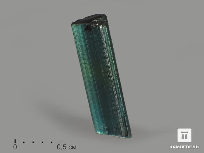 Турмалин (индиголит), кристалл 1,2х0,4 см, 9448, фото 2