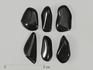 Обсидиан чёрный, крупная галтовка 2,5-4 см (5-10 г), 9549, фото 1