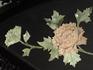 Панно из дерева с кальцитом, агальматолитом и серпентинитом «Хризантемы», 9865, фото 2