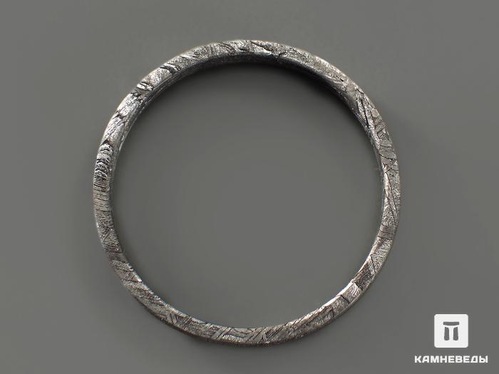 Кольцо из метеорита Muonionalusta, ширина 3 мм, 9935, фото 3