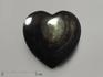 Сердце из золотистого обсидиана, 5,3х5,1х2,5 см, 7779, фото 1