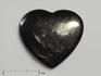 Сердце из золотистого обсидиана, 5,3х4,9х1,6 см, 7842, фото 1