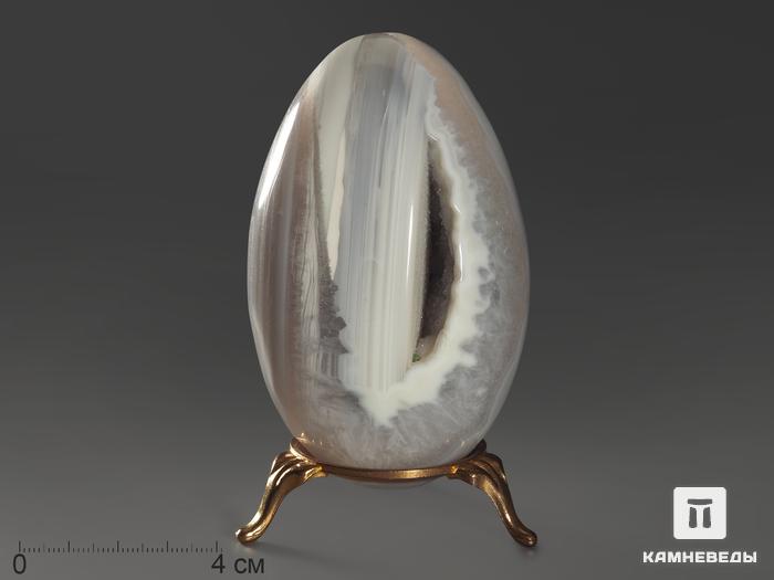 Яйцо из агата, 9,5х5,9 см, 9811, фото 1