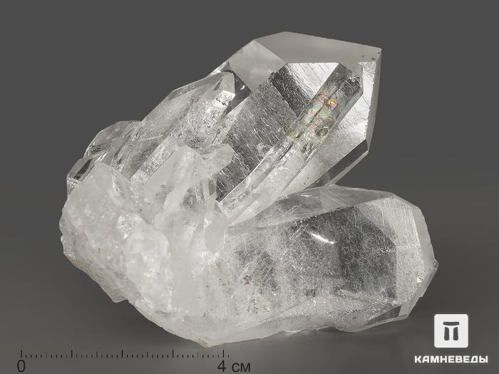 Горный хрусталь (кварц), сросток кристаллов 7,8х6,6х5,3 см, 10-89/44, фото 1