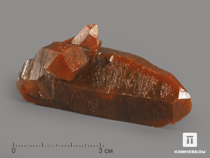 Красный кварц, кристалл 6х3х2,5 см, 10000, фото 1
