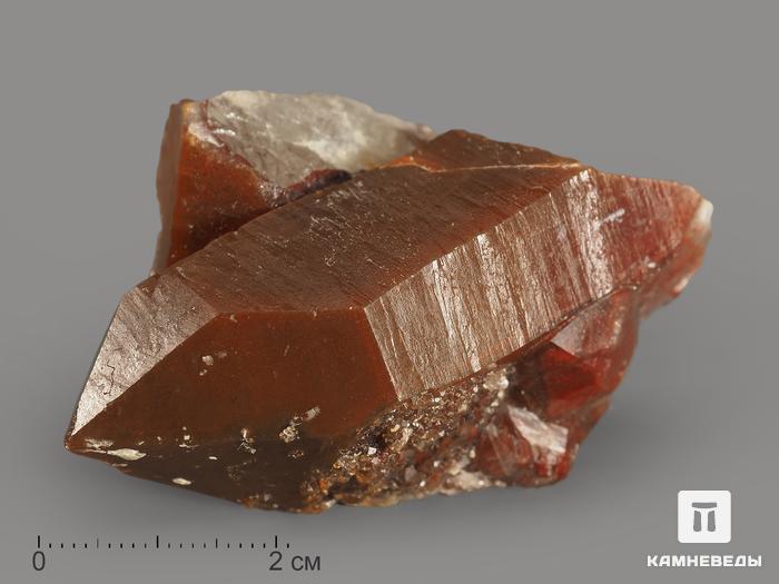 Красный кварц, кристалл 5х3х2 см, 9994, фото 1