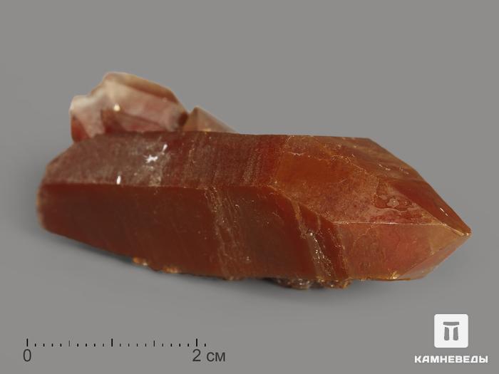 Красный кварц, кристалл 4,7х2х1,5 см, 9984, фото 1