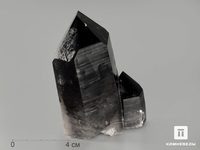 Морион (чёрный кварц), сросток кристаллов 9,1х6,3х4,5 см, 9946, фото 1