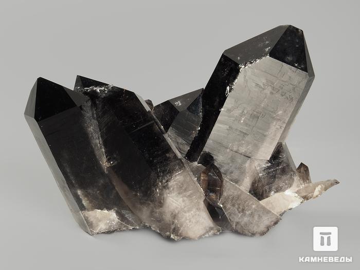 Раухтопаз (дымчатый кварц), сросток кристаллов 8,1х5,2х4,7 см, 7541, фото 2