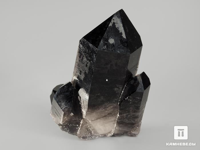 Морион (чёрный кварц), сросток кристаллов 8,5х6х3,8 см, 9942, фото 3