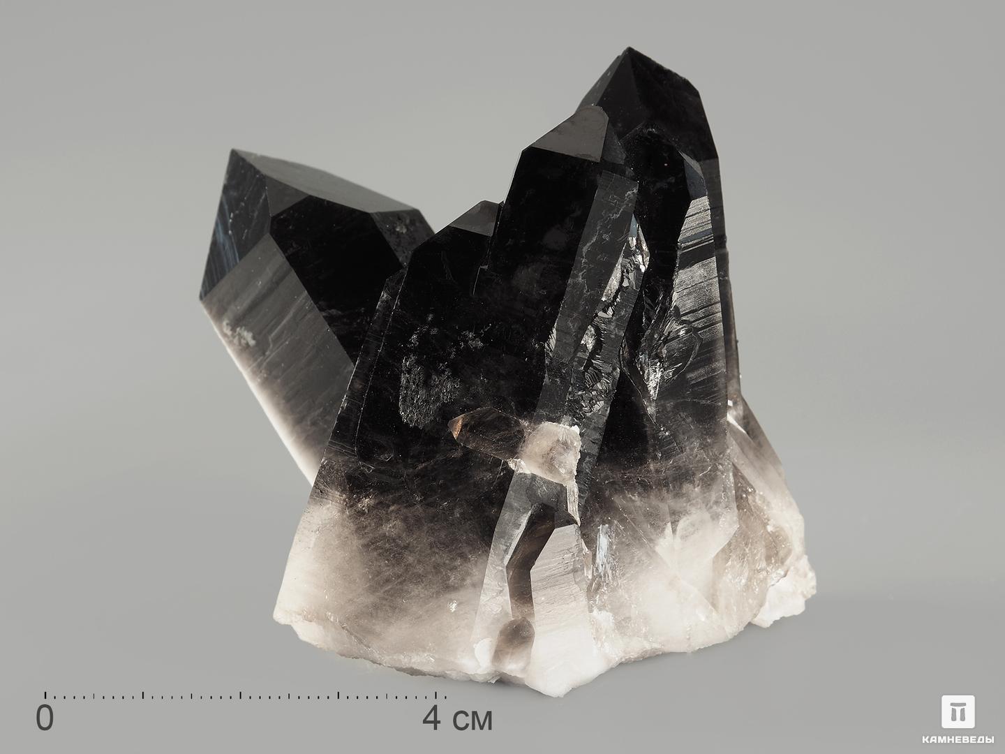 Раухтопаз (дымчатый кварц), сросток кристаллов 6,6х6,2х5 см, 10003, фото 1