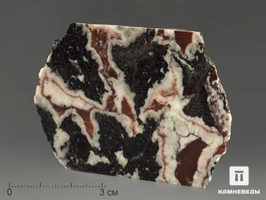 Ензорит. Ензорит, полированный срез 7х4,7х1,7 см