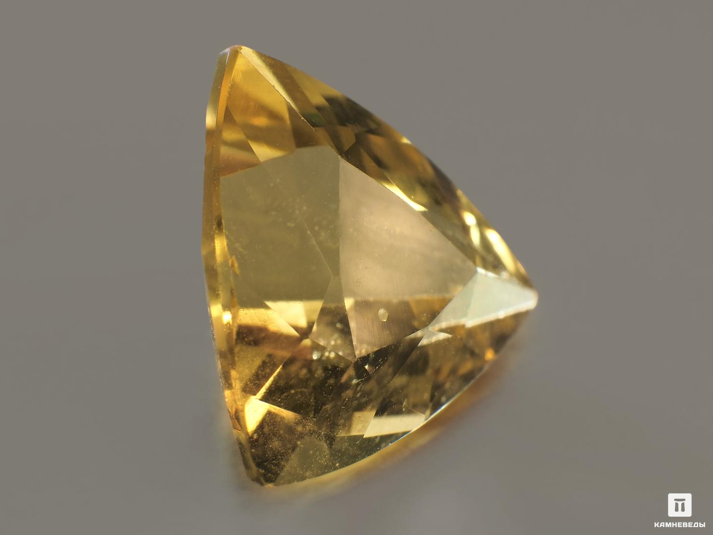 Гелиодор (жёлтый берилл), огранка 10х10х6 мм (2,65 ct), 9820, фото 2