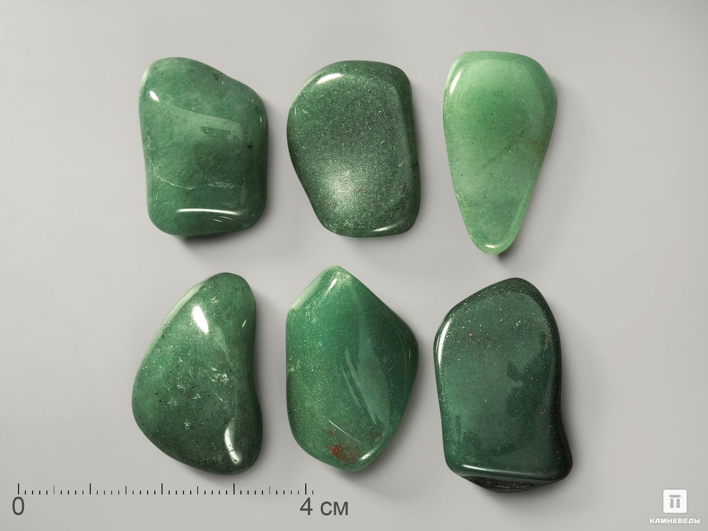 Авантюрин зелёный (тёмный), галтовка 2,5-3 см, цена - 90 руб