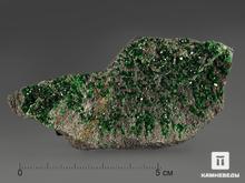 Уваровит (зелёный гранат), 8,5х4х1 см