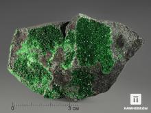 Уваровит (зелёный гранат), 7х4,5х2 см